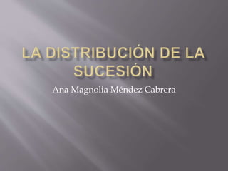 Ana Magnolia Méndez Cabrera
 