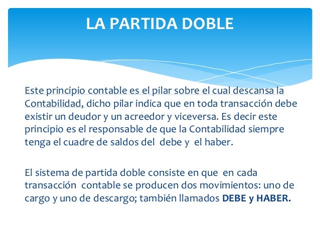 La partida doble