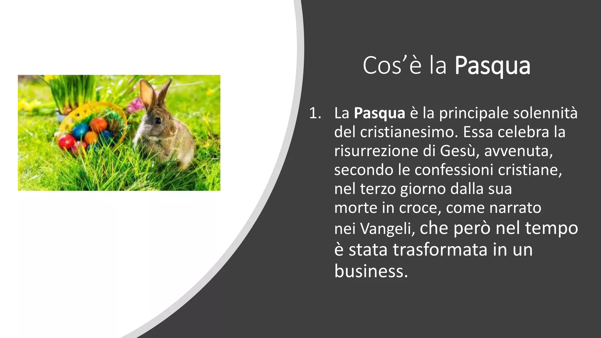 La Pasqua cristiana Cattolica | PPTX