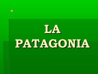 LALA
PATAGONIAPATAGONIA
 