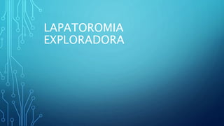 LAPATOROMIA
EXPLORADORA
 