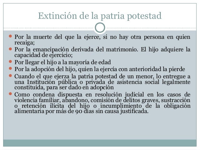 La patria potestad. sesiòn 16