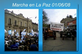Marcha en La Paz 01/06/08 