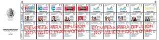 H. JUNTA ELECTORAL
DE LA PROVINCIA
DE MENDOZA
EJEMPLAR PARA DIFUSIÓN
NO VÁLIDO PARA VOTAR
LA PAZ
EJEMPLAR PARA DIFUSIÓN
NO VÁLIDO PARA VOTAR
EJEMPLAR PARA DIFUSIÓN
NO VÁLIDO PARA VOTAR