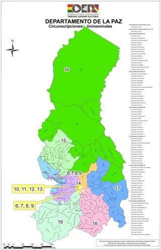 La paz mapa-electoral