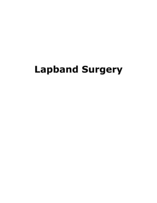 Lapband Surgery
 
