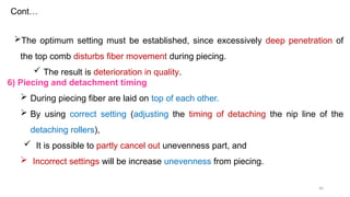 Optimum Comb lap & comb in blow room and yarn manufacturing (1).pptx
