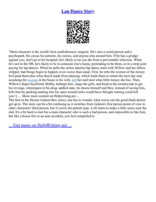 Lap Dance Story | PDF