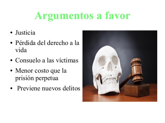 Argumentos A Favor De La Pena De Muerte Yahoo