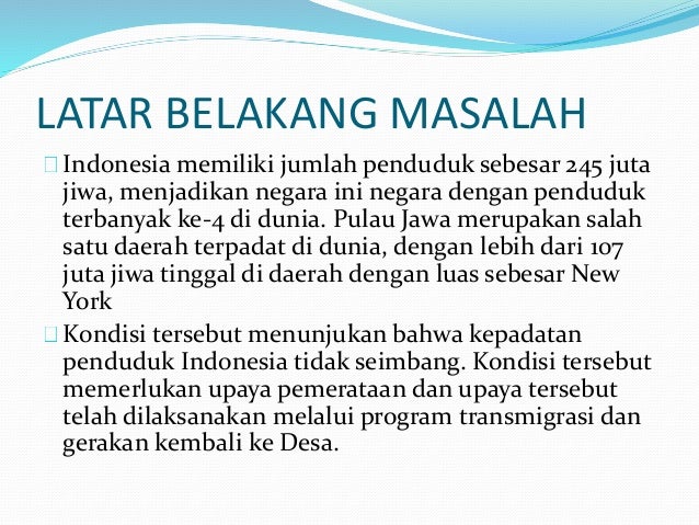 Jumlah Penduduk Yang Besar Menjadi Penghambat Pembangunan