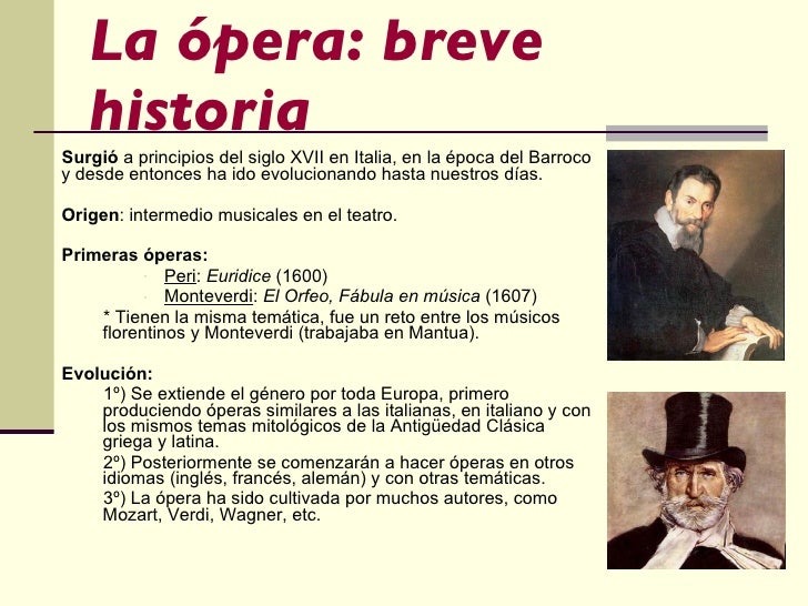 La óPera La óPera