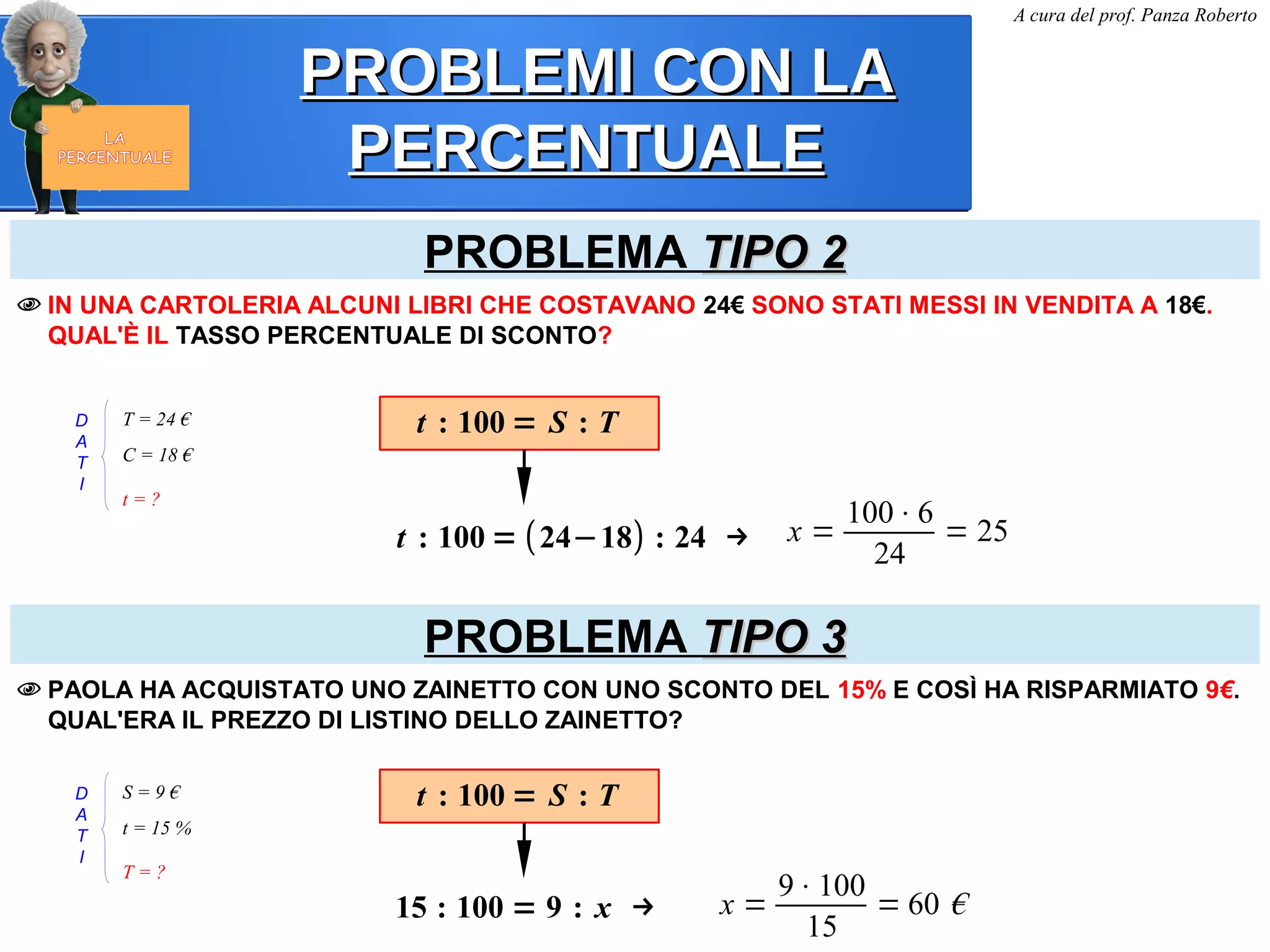 LA PERCENTUALE | ODP