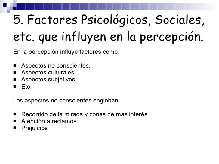 La PercepcióN