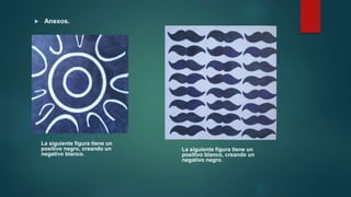  Anexos.
La siguiente figura tiene un
positivo negro, creando un
negativo blanco.
La siguiente figura tiene un
positivo blanco, creando un
negativo negro.
 