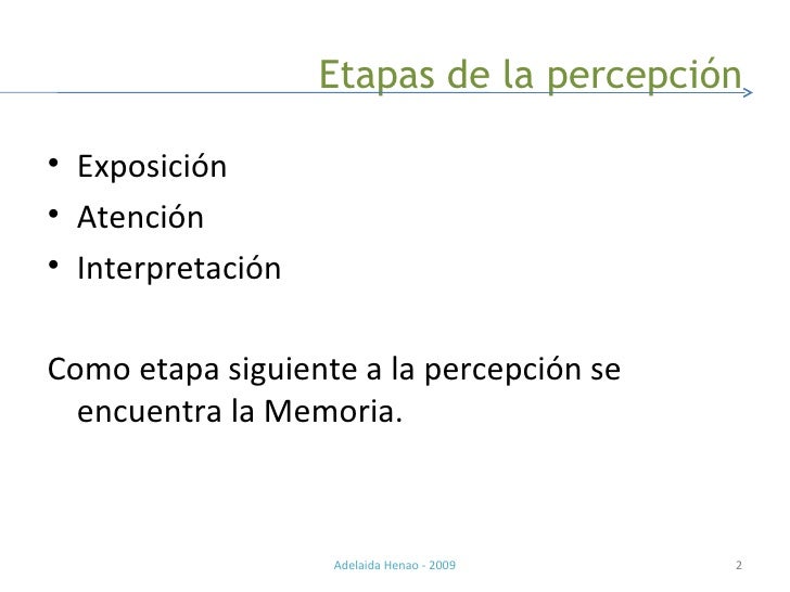 La Percepcion