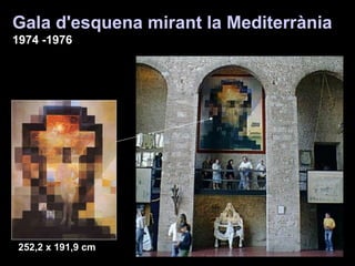 Gala d'esquena mirant la Mediterrània   1974 -1976   252,2 x 191,9 cm 