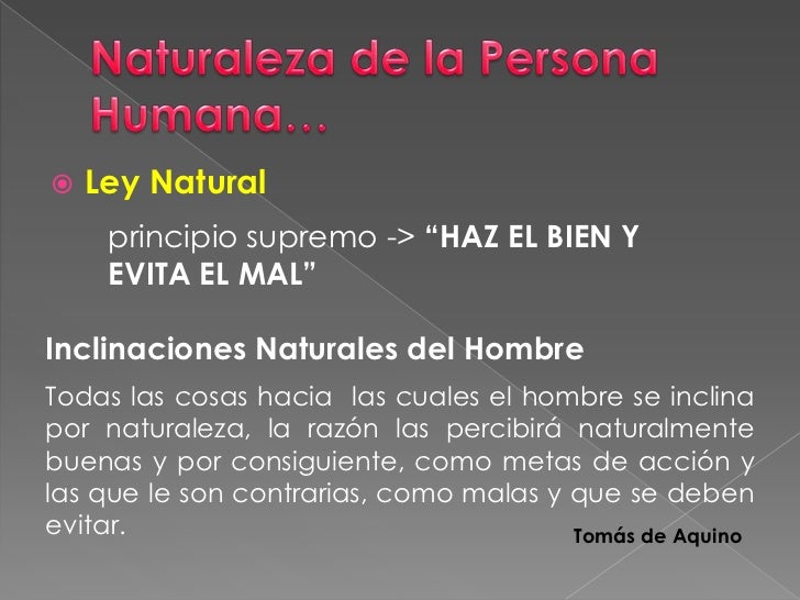 La Persona Humana
