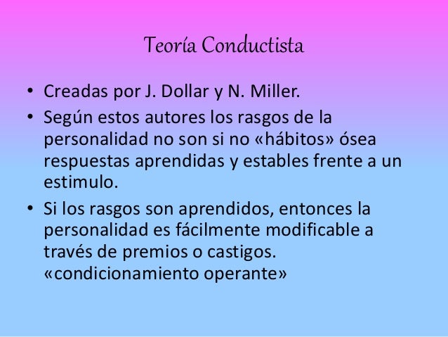 La personalidad