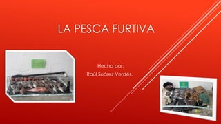 LA PESCA FURTIVA
Hecho por:
Raúl Suárez Verdés.
 