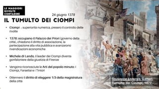 Giuseppe Lorenzo Gatteri,
Tumulto dei Ciompi, 1877
• →
•
•
•
•
24 giugno 1378
 