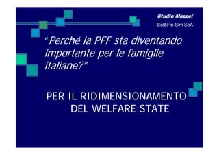 La Pianificazione Finanziaria Della Famiglia | PDF