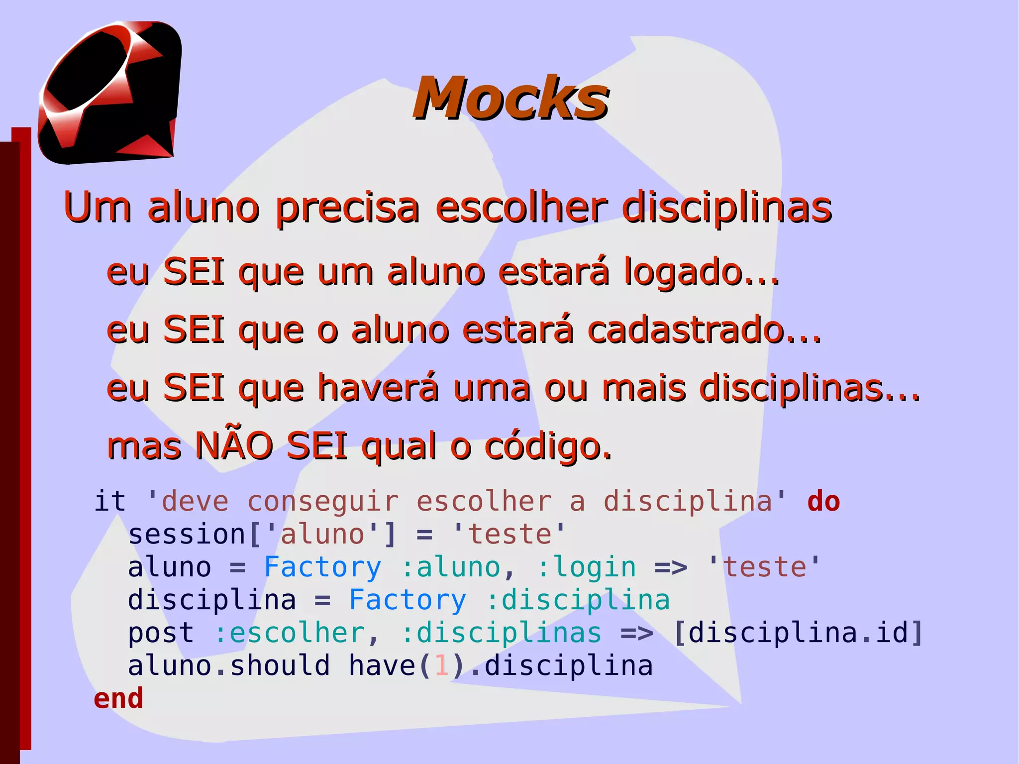 Não Modifique os Parâmetros 