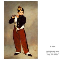 La pintura de la vida moderna: E. Manet