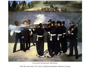 La pintura de la vida moderna: E. Manet