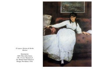 La pintura de la vida moderna: E. Manet