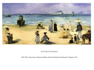 La pintura de la vida moderna: E. Manet