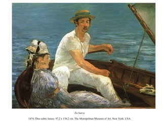 La pintura de la vida moderna: E. Manet