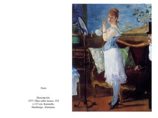 La pintura de la vida moderna: E. Manet