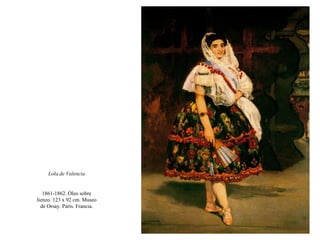 La pintura de la vida moderna: E. Manet