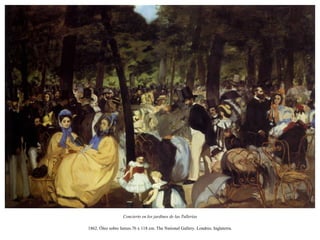 La pintura de la vida moderna: E. Manet