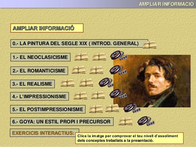 LA PINTURA DEL SEGLE XIX (ESTILS)  