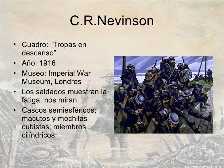 La Pintura En La Primera Guerra Mundial Resum