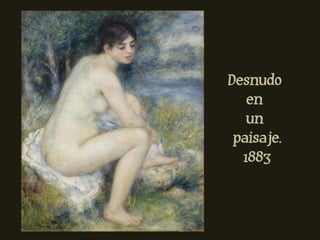 Desnudo
   en
   un
 paisaje.
  1883
 