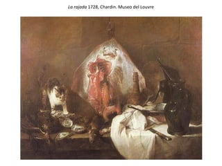 La rajad a  1728, Chardin. Museo del Louvre 