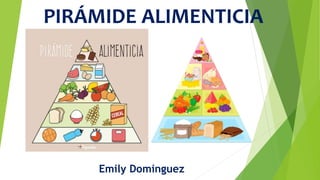 PIRÁMIDE ALIMENTICIA
Emily Domínguez
 