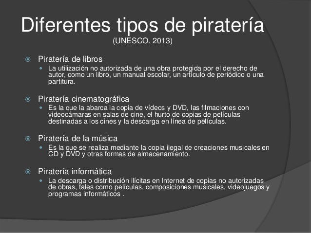 La piratería power point 1