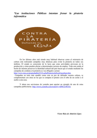 La Pirateria En Internet
