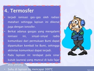 Lapisan bumi (Litosfer, Hidrosfer, Atmosfer) | PPTX