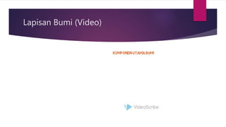 Lapisan Bumi (Video)
 