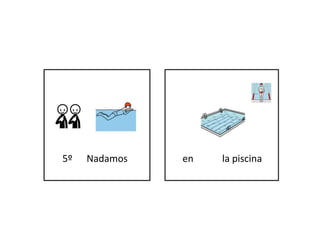 5º Nadamos en la piscina