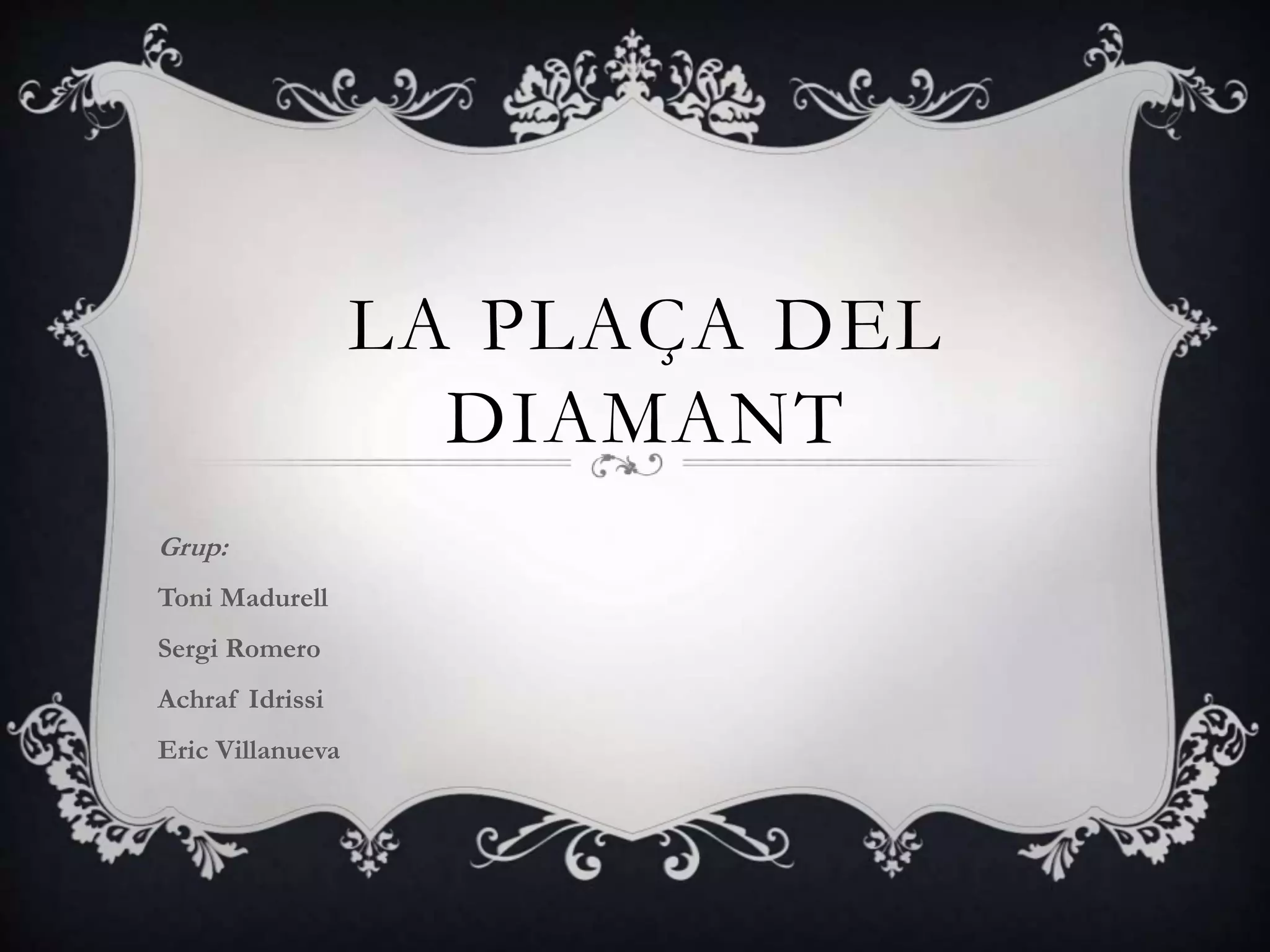 La plaça del diamant | PPT