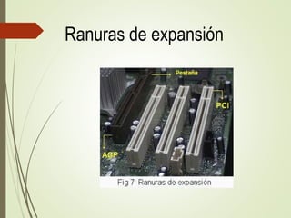 Ranuras de expansión
 