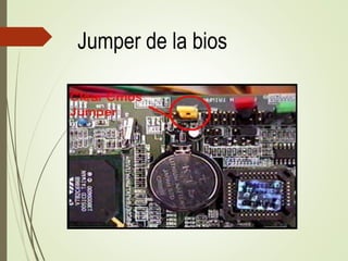 Jumper de la bios
 