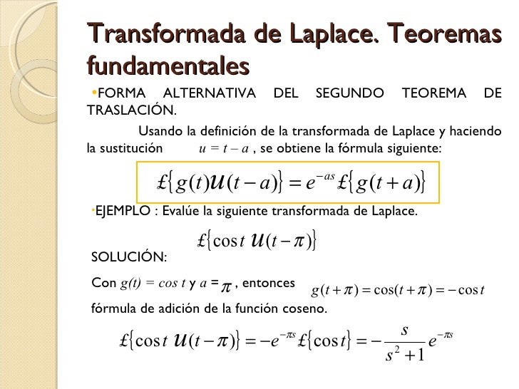Transformada de Laplace