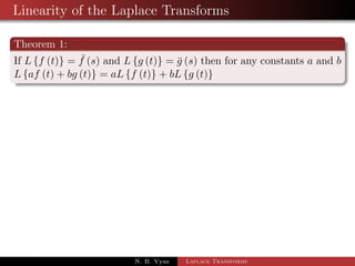 ned for all t  0 then Laplace 
transform of f(t) is denoted by Lff(t)g or  f(s) and is 
de 