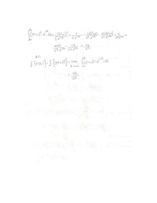 Ejercicios de Laplace